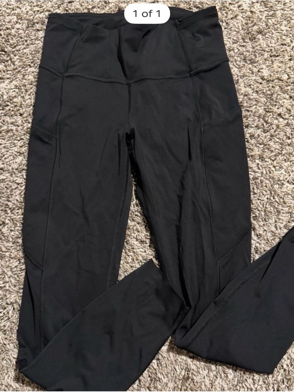 Lululemon High-Rise Black Active Leggings